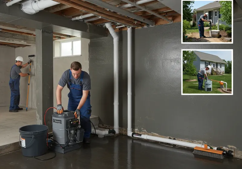 Basement Waterproofing and Flood Prevention process in Bourne, MA